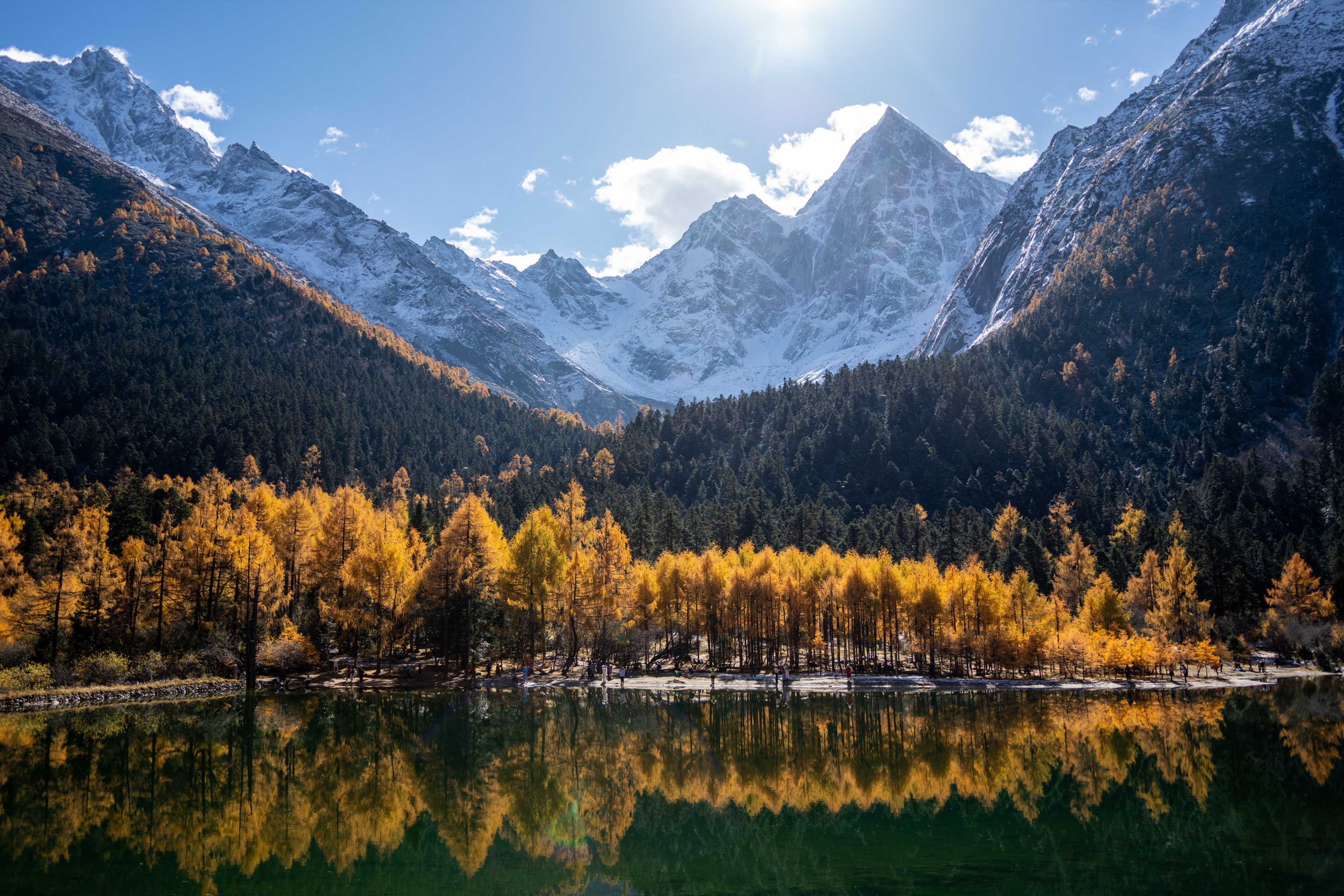 Mountain landscape in the western Sichuan plateau
